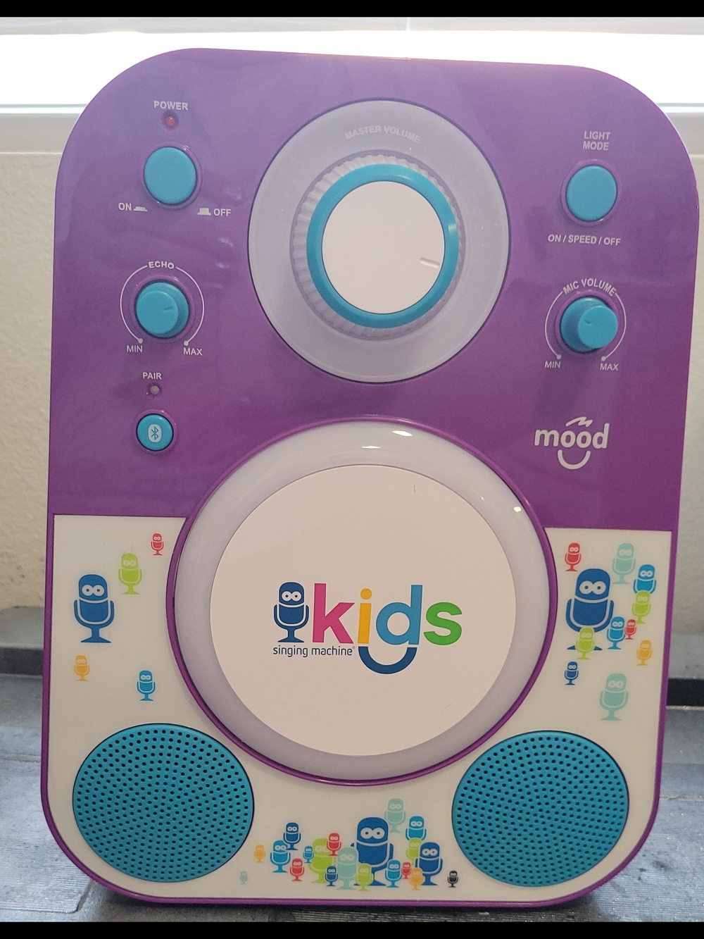 Kids Singing Machine - Purple & Blue Kids Karaoke Speaker